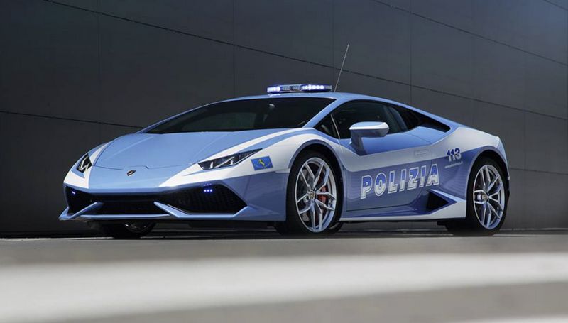 Полицейская машина Lamborghini Huracán