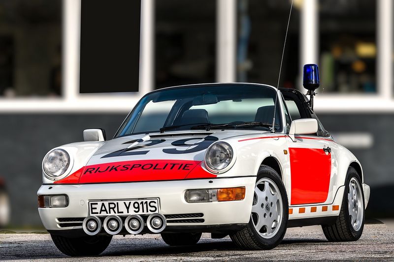 Porsche 911 Targa Police Car